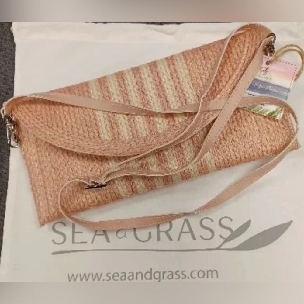 Sea &  Grass NWT Blush Shoulder Bag Clutch